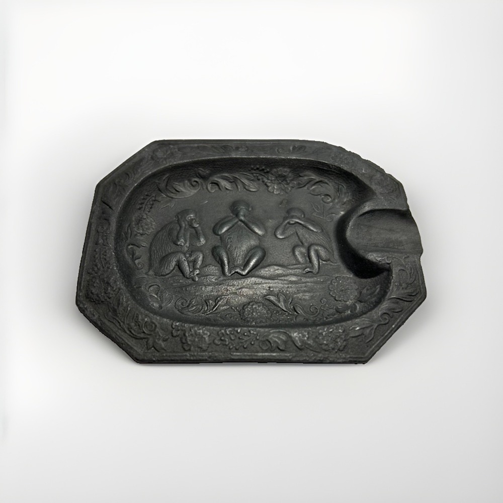Tin‎ Vintage Truth Of Man Monkey Ashtray